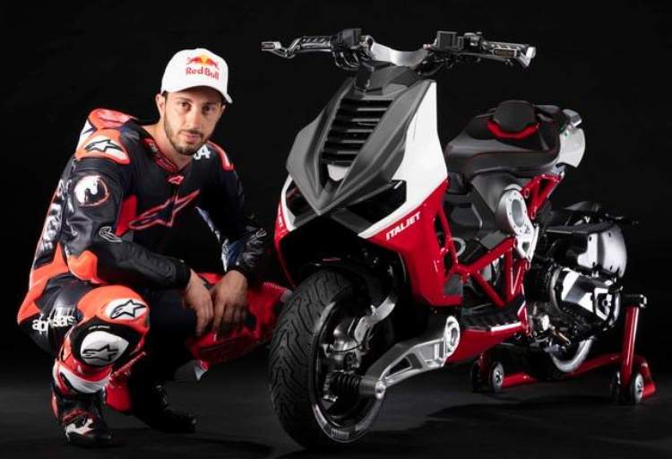 Dovizioso testimonial Italjet: collaborazione per lo sviluppo del Dragster