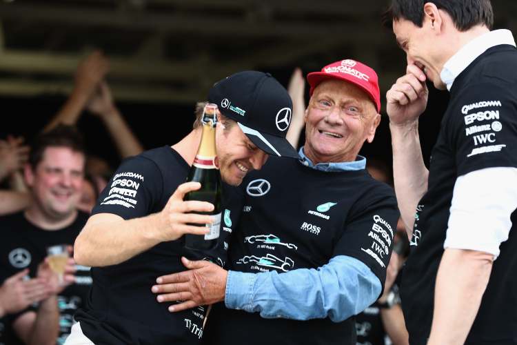 Nico Rosberg Niki Lauda