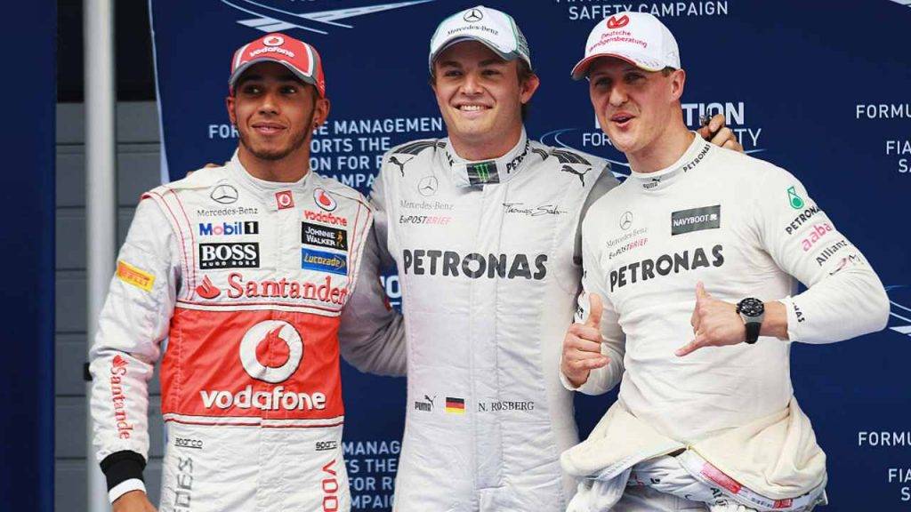 Rosberg Hamilton Schumacher