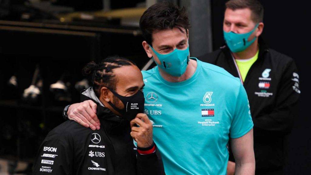 Toto Wolff Lewis Hamilton