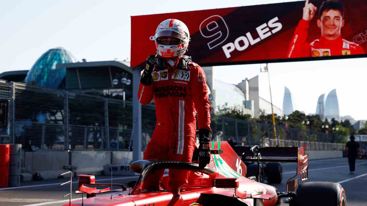 Charles Leclerc F1 GP Baku