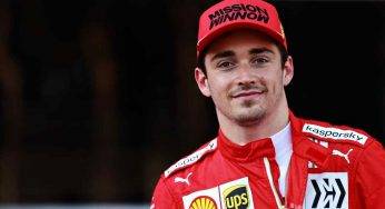 Charles Leclerc alla partita di calcetto con un’Auto speciale