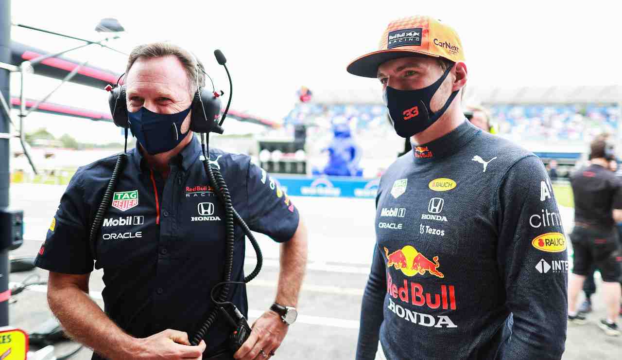 Horner e Verstappen