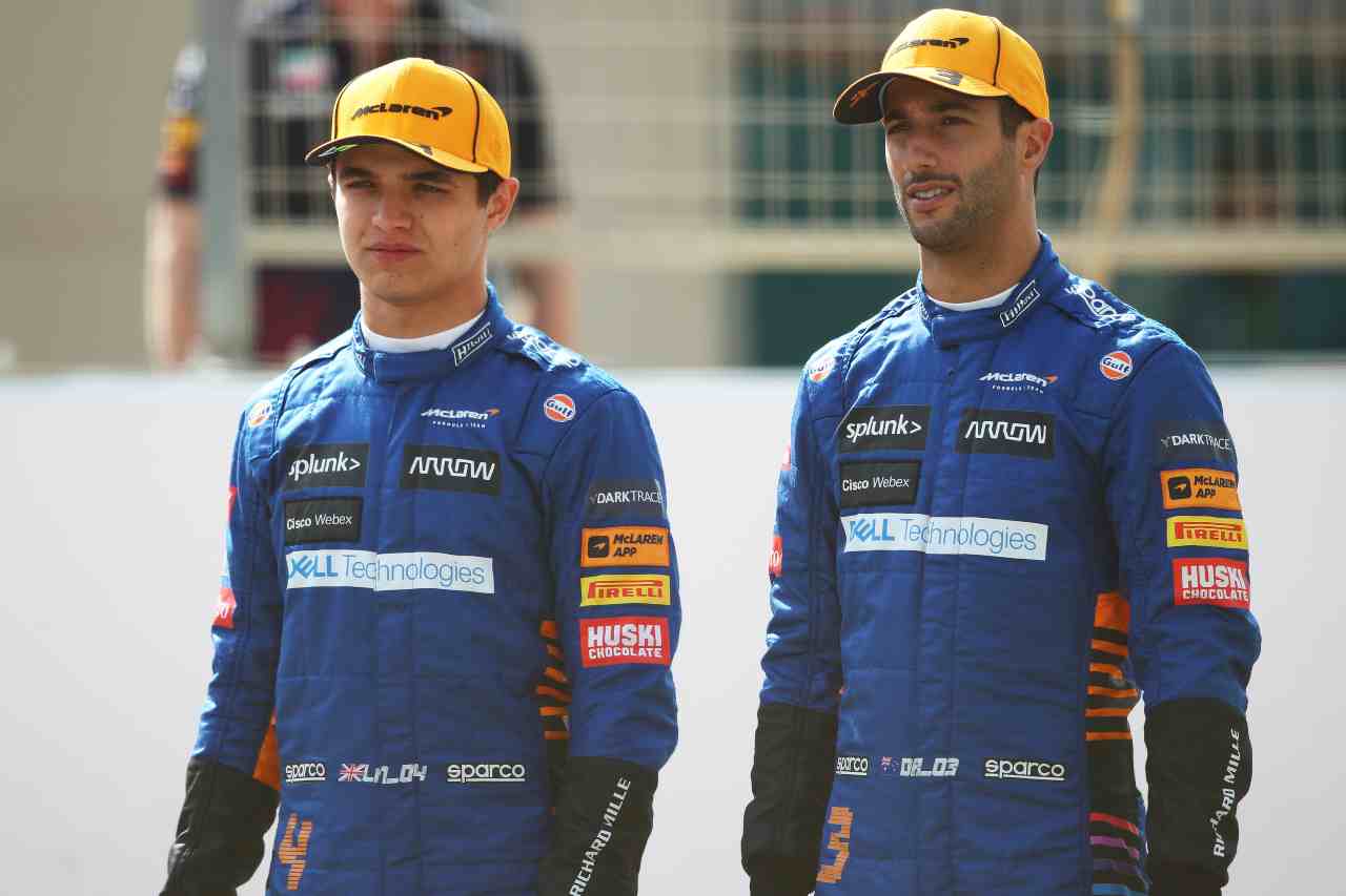 Lando Norris Daniel Ricciardo F1 McLaren