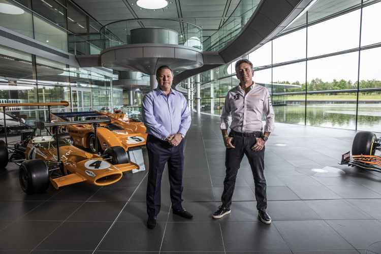 Zak Brown Alejandro Agag McLaren