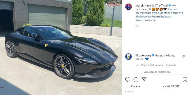 Ferrari Roma Marek Hamsik