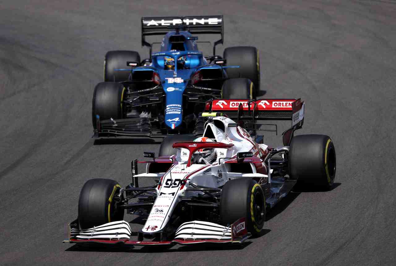 Antonio Giovinazzi Alfa Romeo Fernando Alonso Alpine