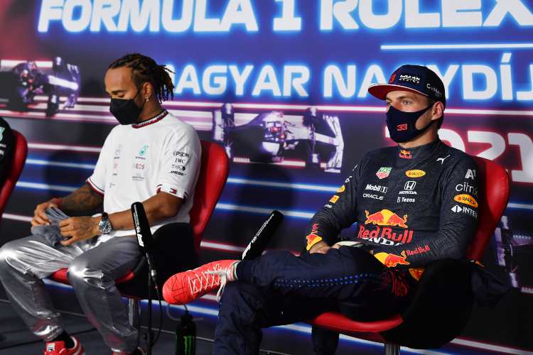 Lewis Hamilton Max Verstappen