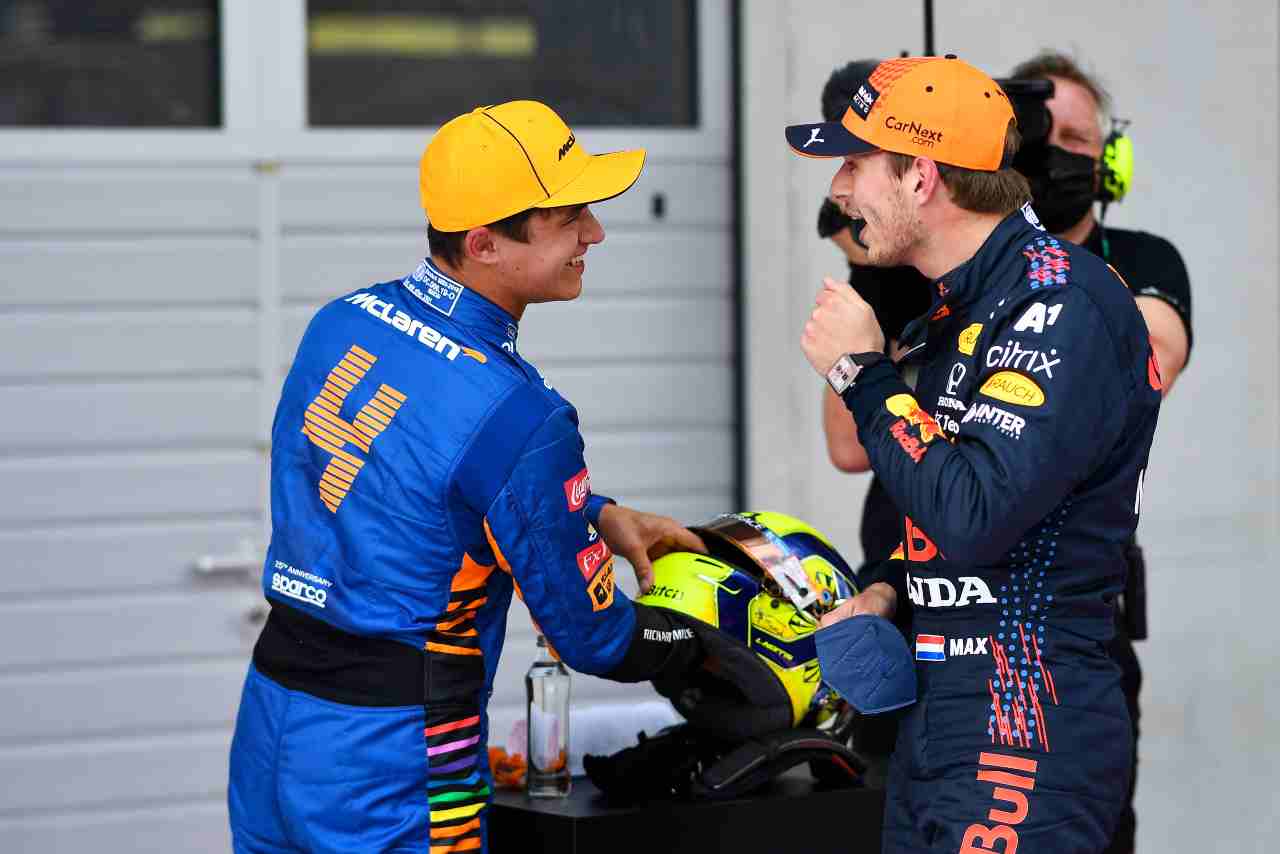 Lando Norris Max Verstappen