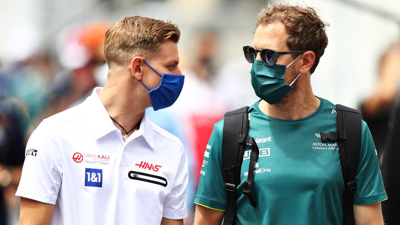 Mick Schumacher e Sebastian Vettel