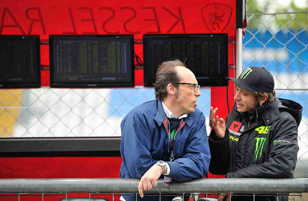 Valentino Rossi e Guido Meda