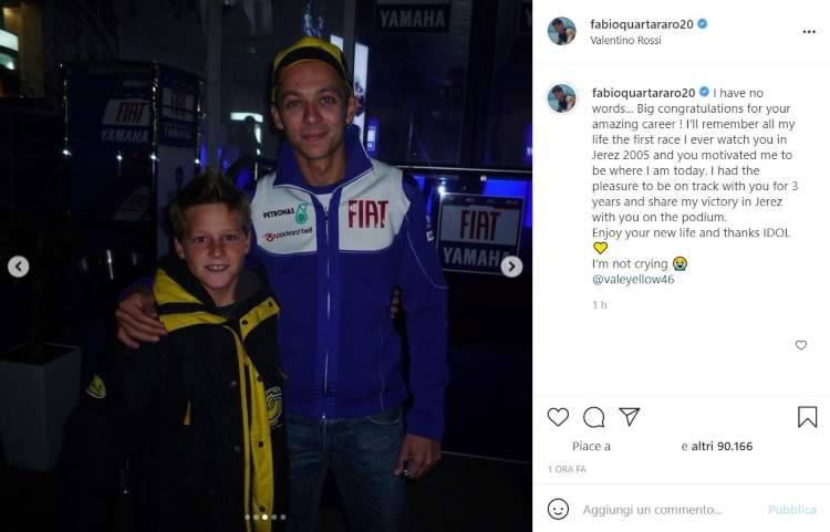 Fabio Quartararo Valentino Rossi