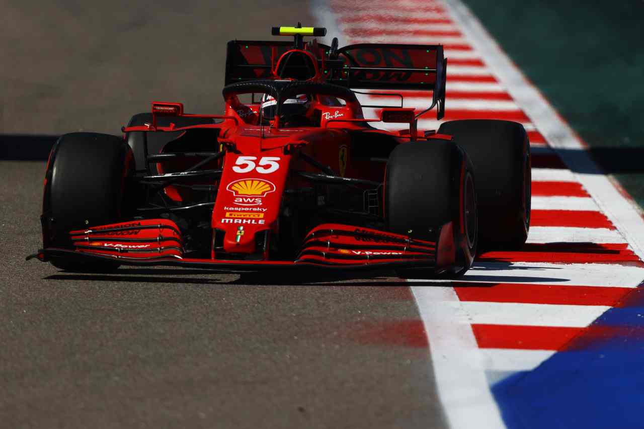Carlos Sainz Ferrari F1 GP Russia