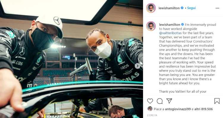 Lewis Hamilton Valtteri Bottas