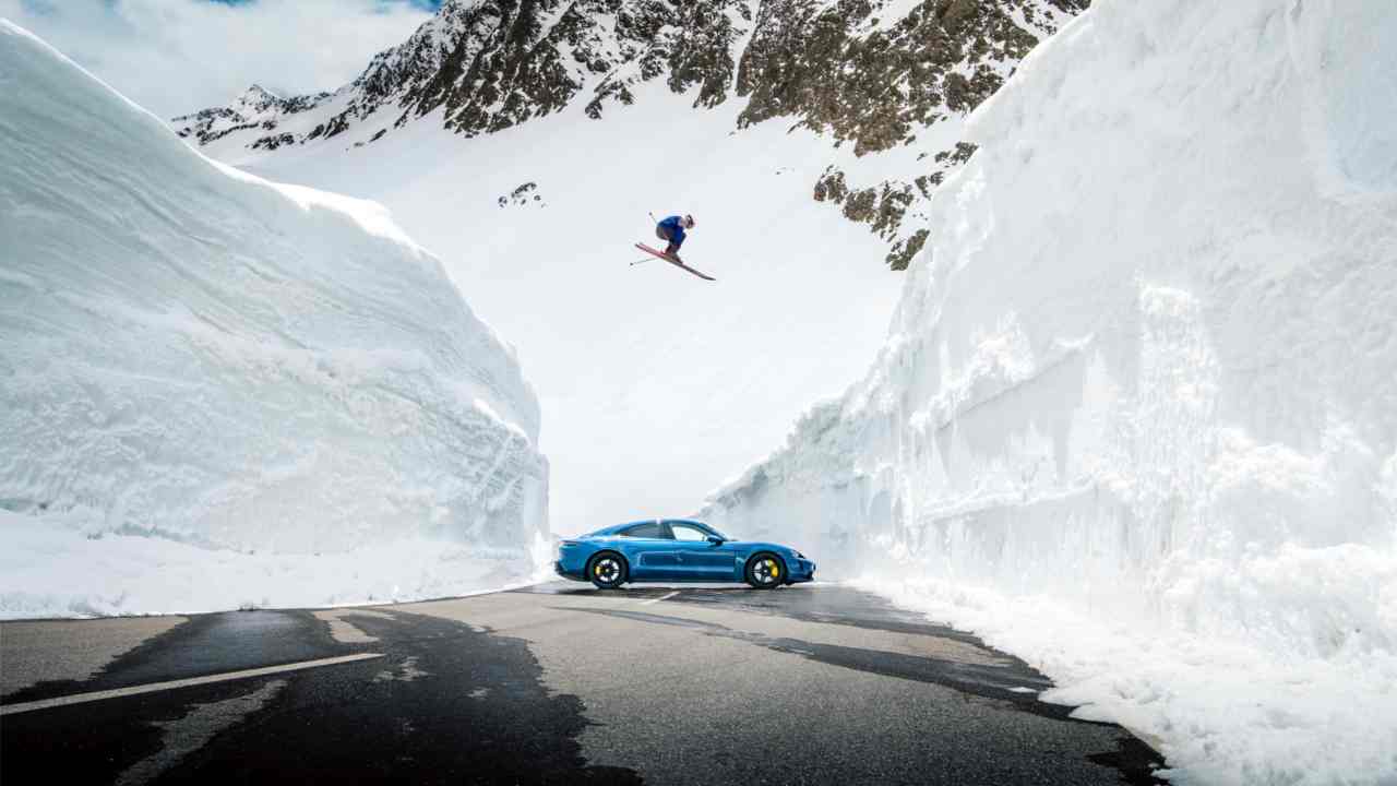 Porsche Taycan Aksel Lund Svindal