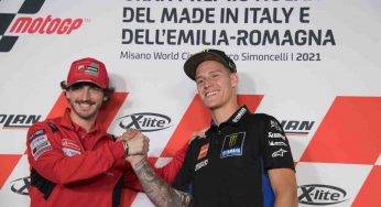 Bagnaia e Quartararo, rivali in pista uniti nel calcio: tifano la stessa squadra