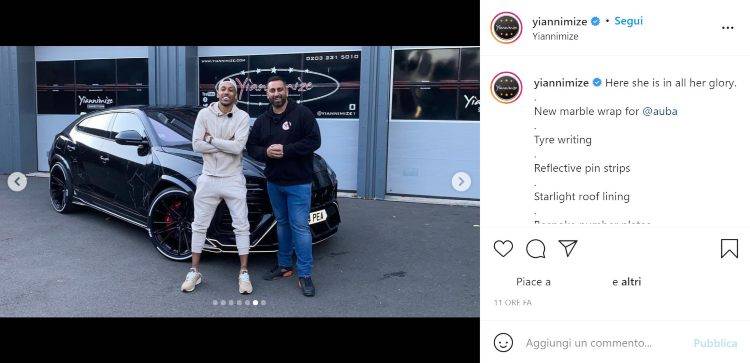 Lamborghini Urus Aubameyang