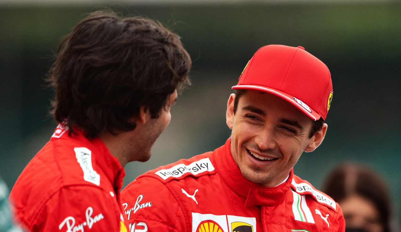 Sainz e Lerclerc, piloti Ferrari