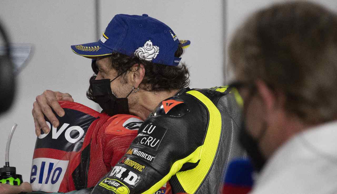 Valentino Rossi e Bagnaia