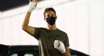 Grosjean, un libro a un anno dall’incidente: la biografia scritta con la moglie