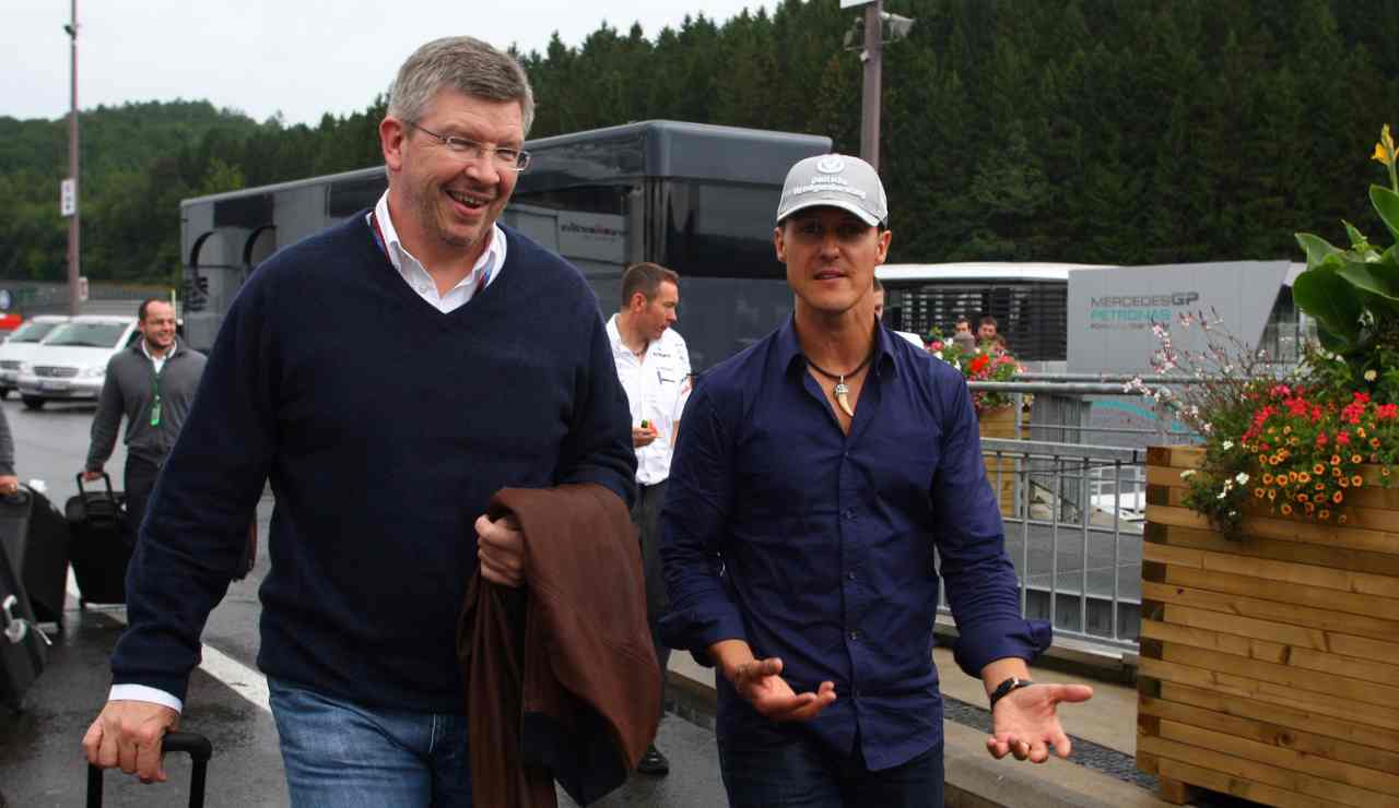 Ross Brawn e Michael Schumacher