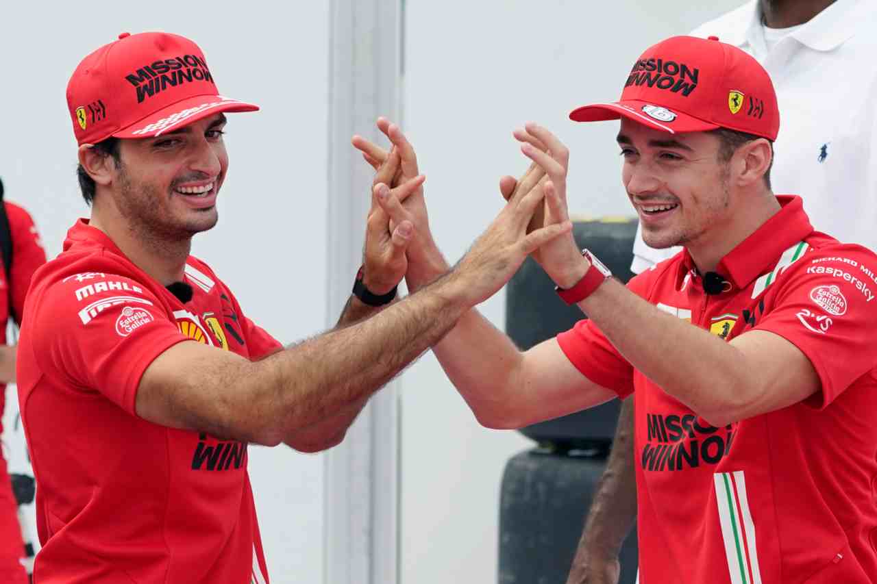 Carlos Sainz Charles Leclerc