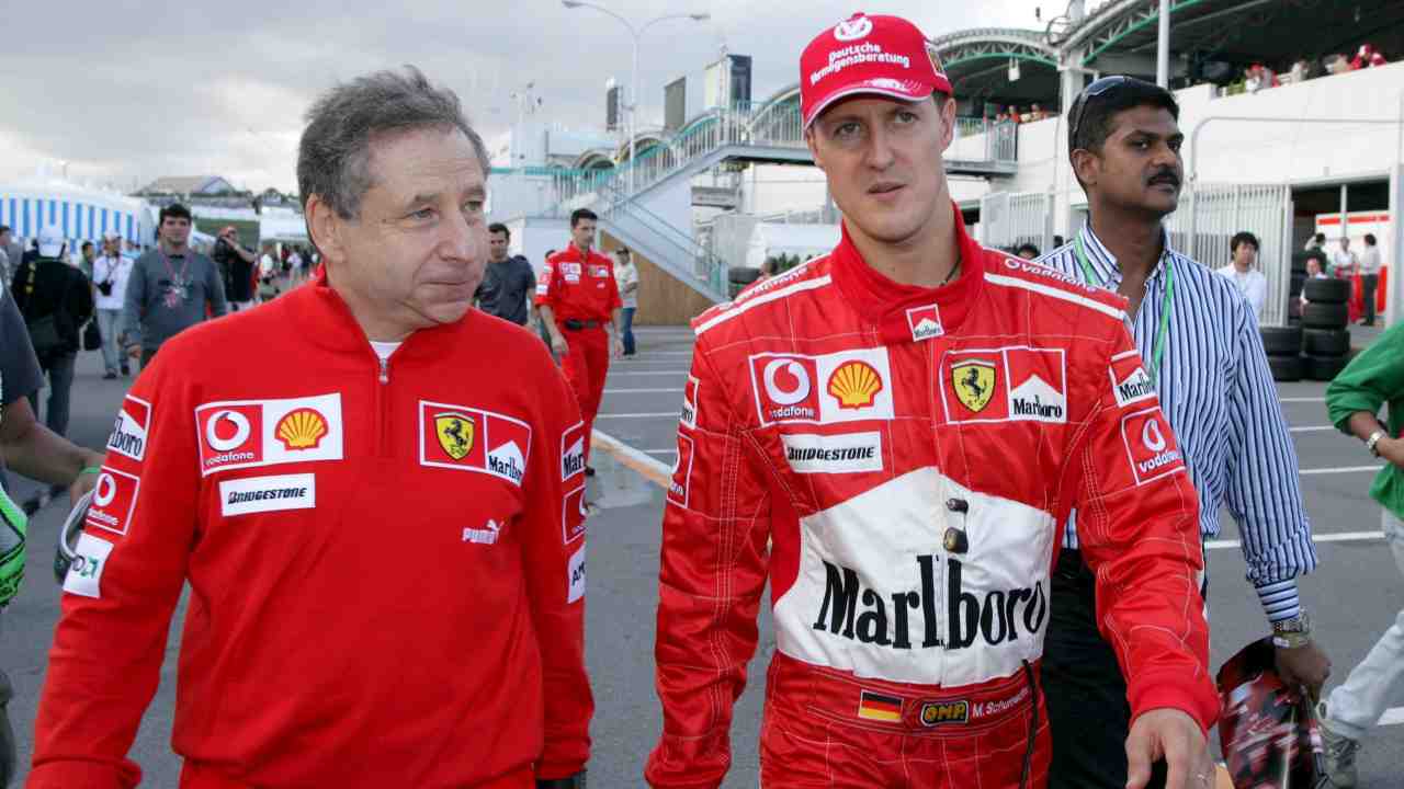 Jean Todt e Michael Schumacher