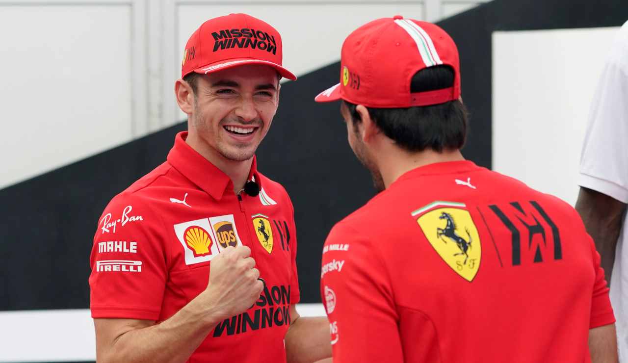 Leclerc e Sainz, piloti ferrari