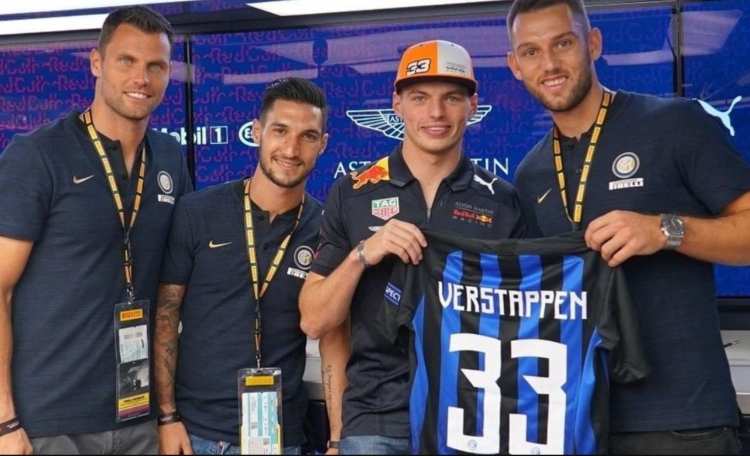 Daniele Padelli Matteo Politano Max Verstappen Stefan de Vrij