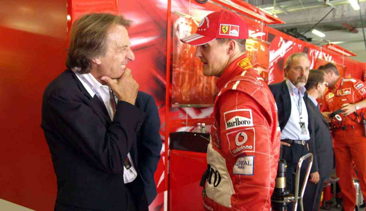 Schumacher e Montezemolo