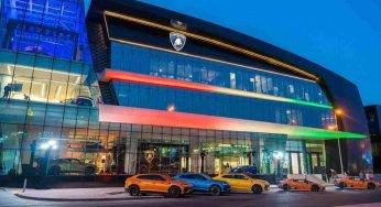Lamborghini, inaugurato lo showroom più grande del mondo – Foto