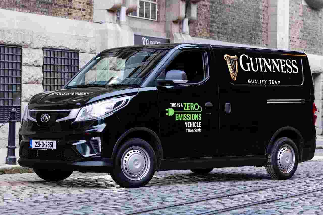 Guinness furgone elettrico