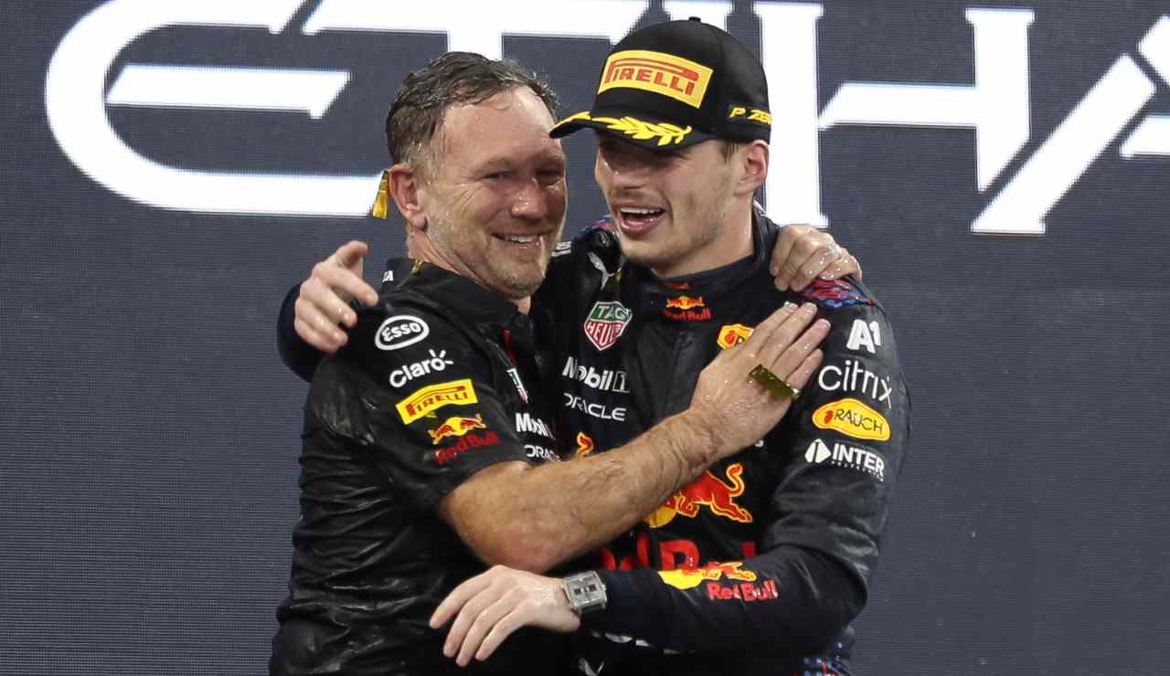 Horner e Verstappen