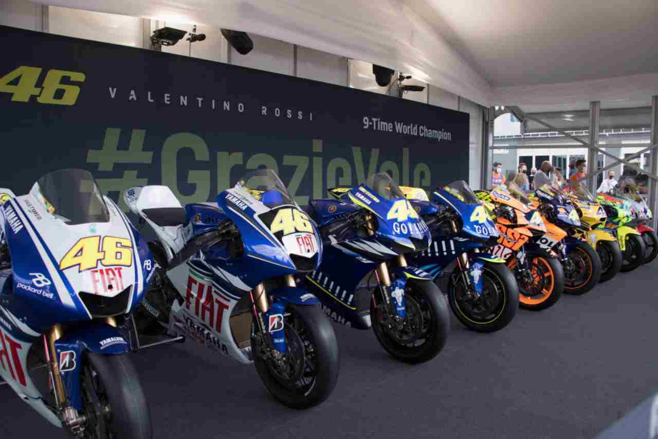Le moto iridate di Valentino Rossi 13-01-2022