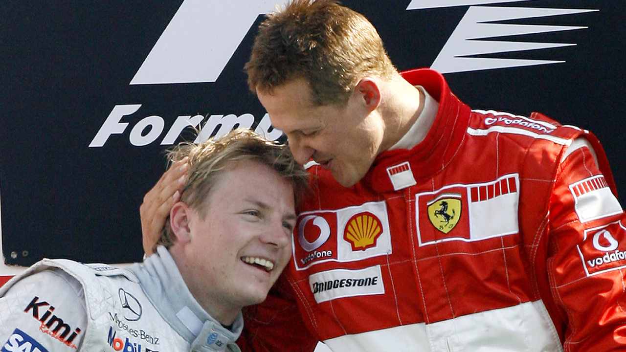 Michael Schumacher e Kimi Raikkonen