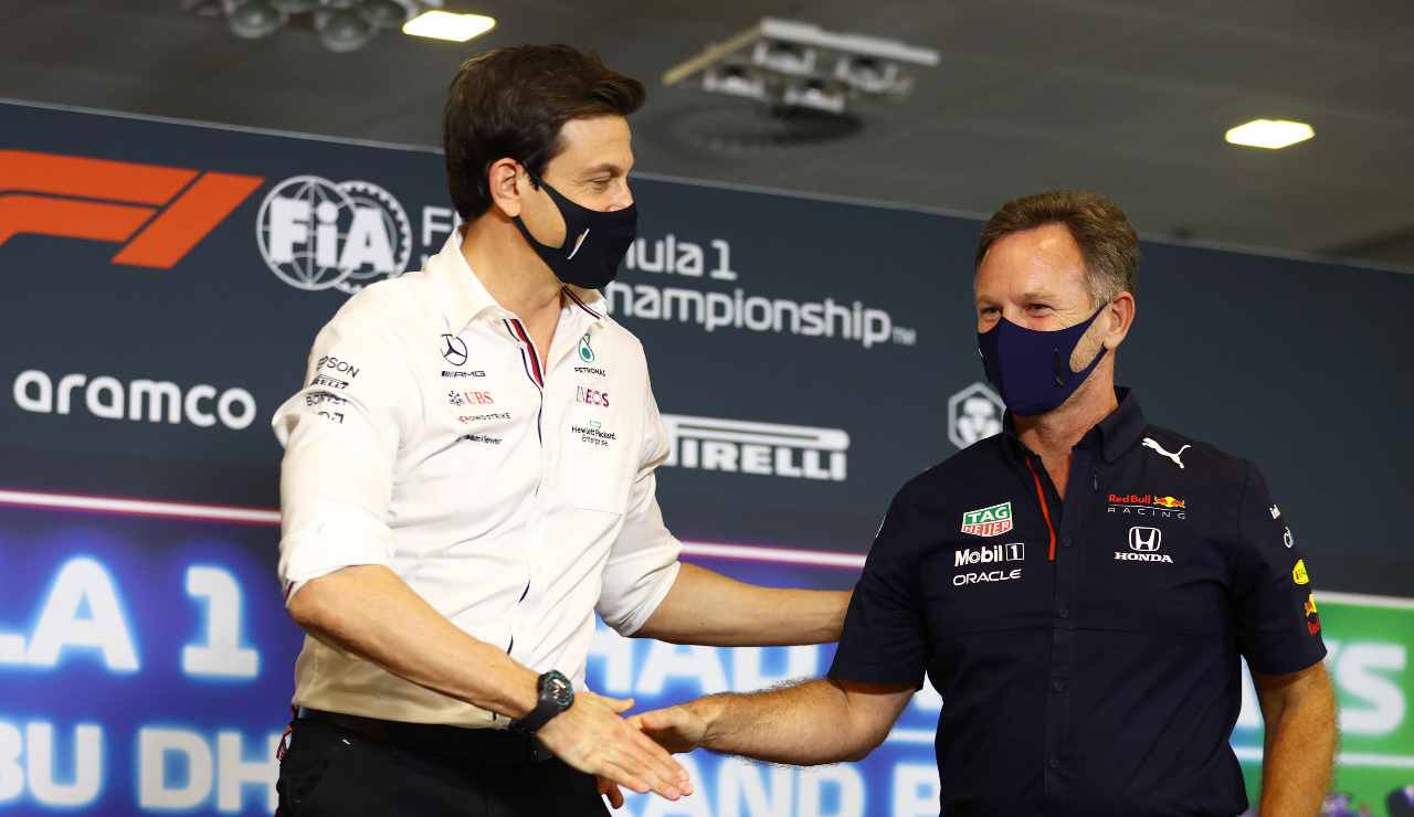 Toto Wolff e Christian Horner