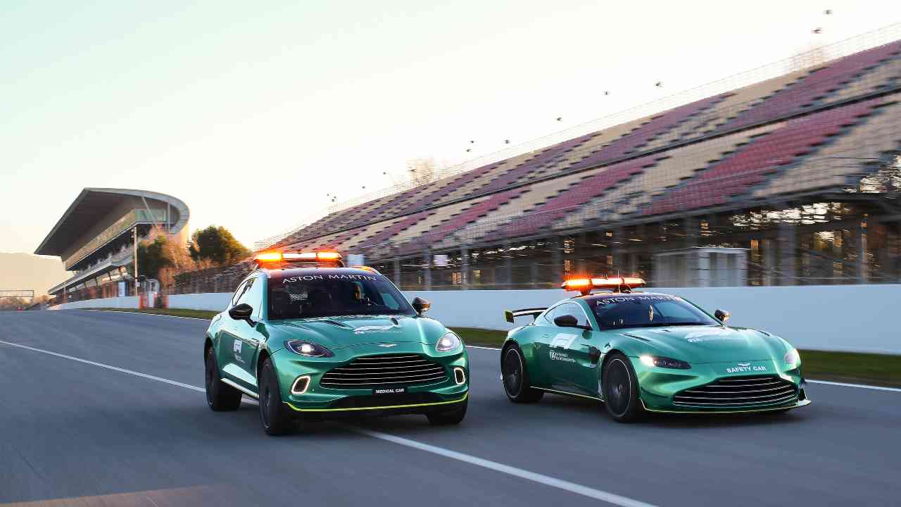 Aston Martin safety car