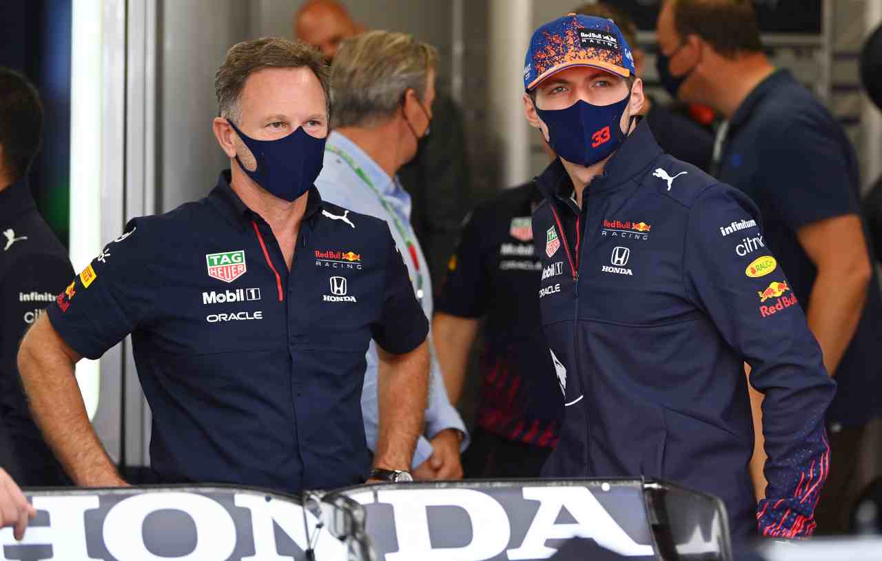 Christian Horner Max Verstappen