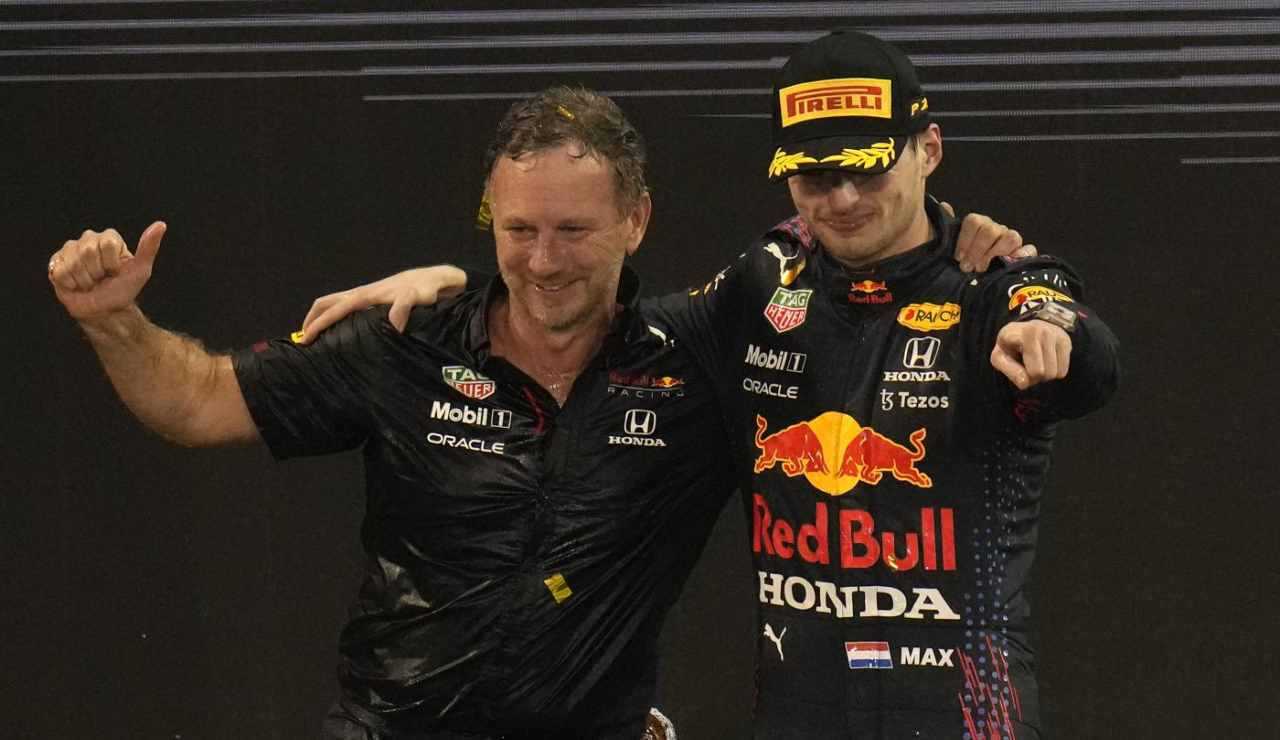 Horner e Verstappen