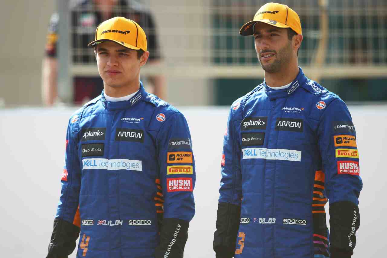 Lando Norris Daniel Ricciardo McLaren F1