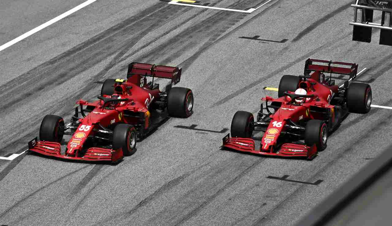 Sainz e Leclerc, piloti Ferrari