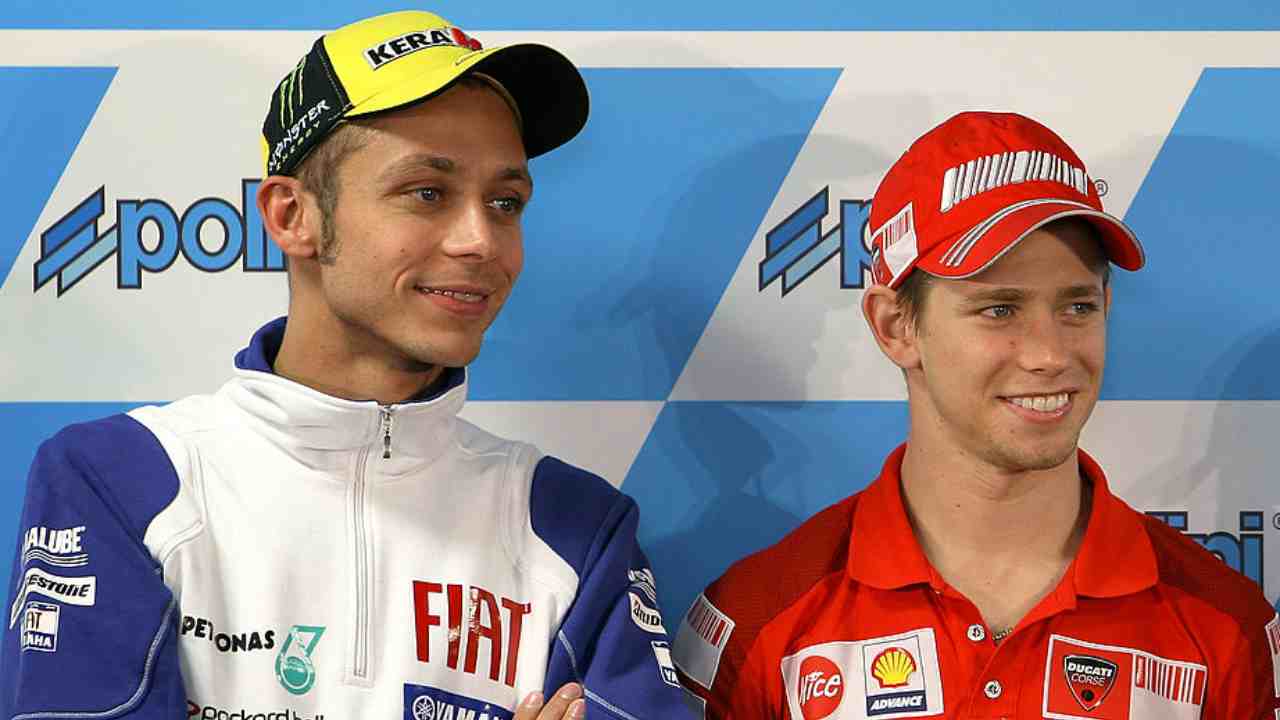 Valentino Rossi Casey Stoner