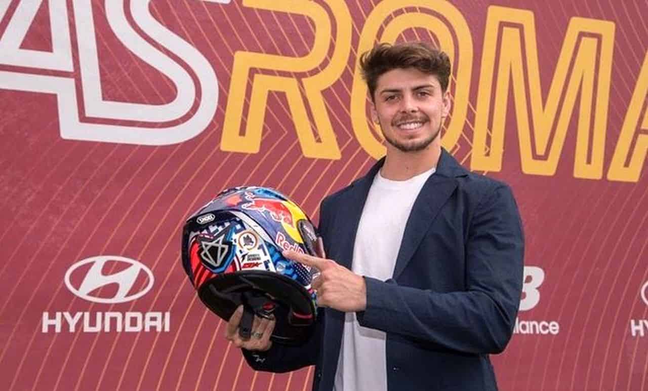 MotoGP, Di Giannantonio porta la sua Roma in pista: l'iniziativa è originale