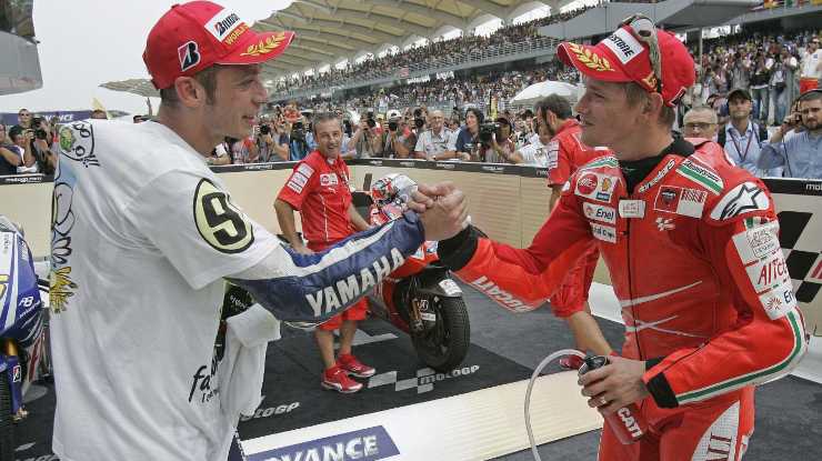 Casey Stoner Valentino Rossi