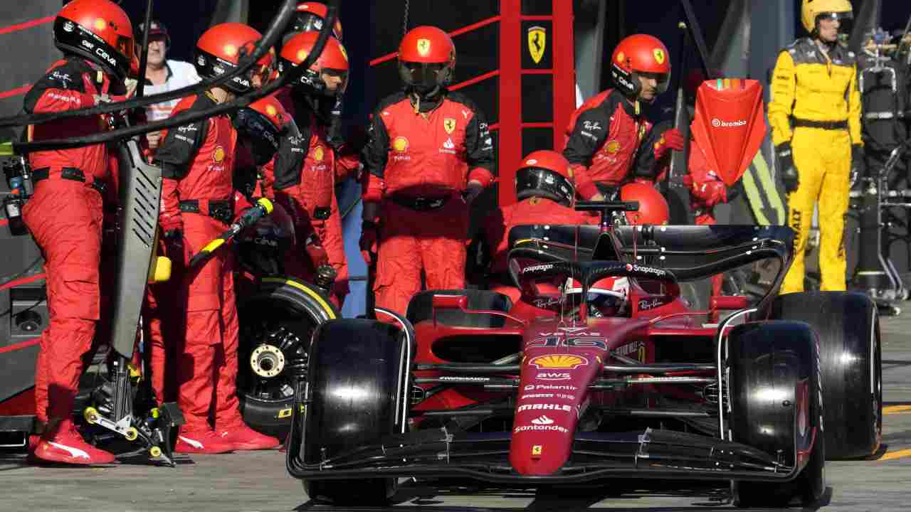 F1 GP Imola pit stop
