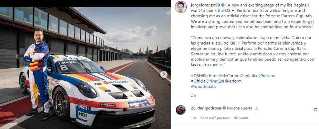 Jorge Lorenzo Porsche