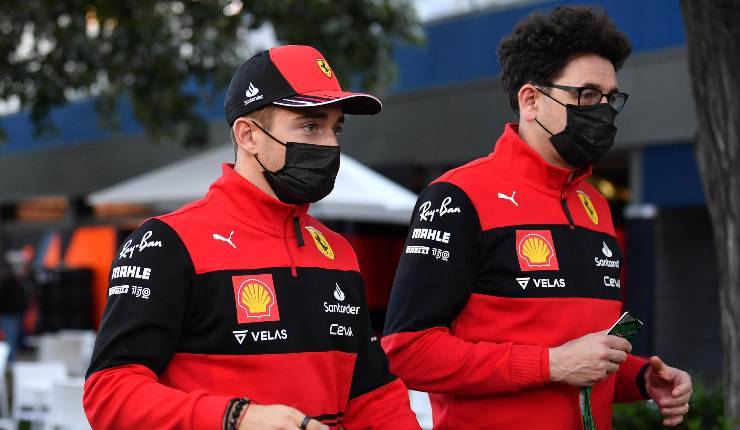 Charles Leclerc Mattia Binotto