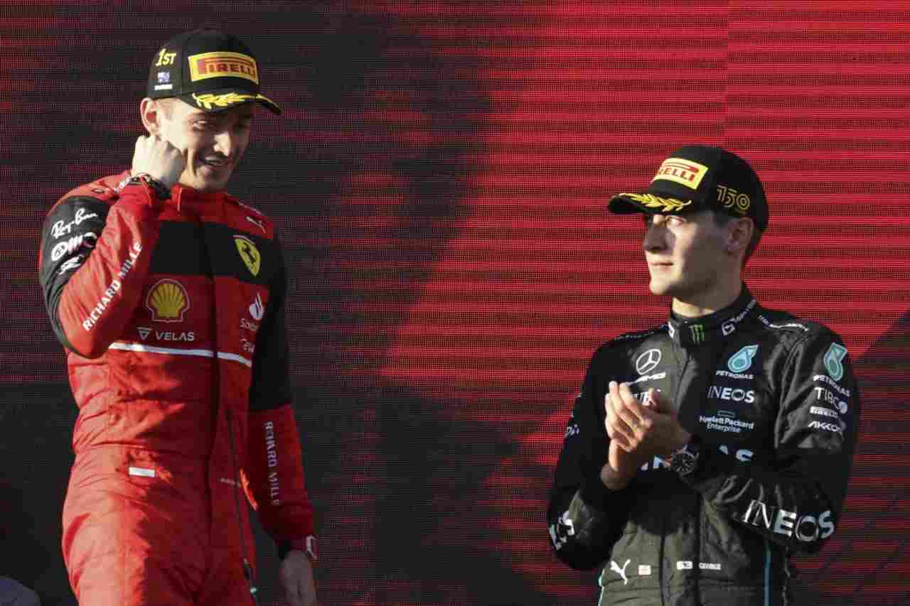 Charles Leclerc George Russell