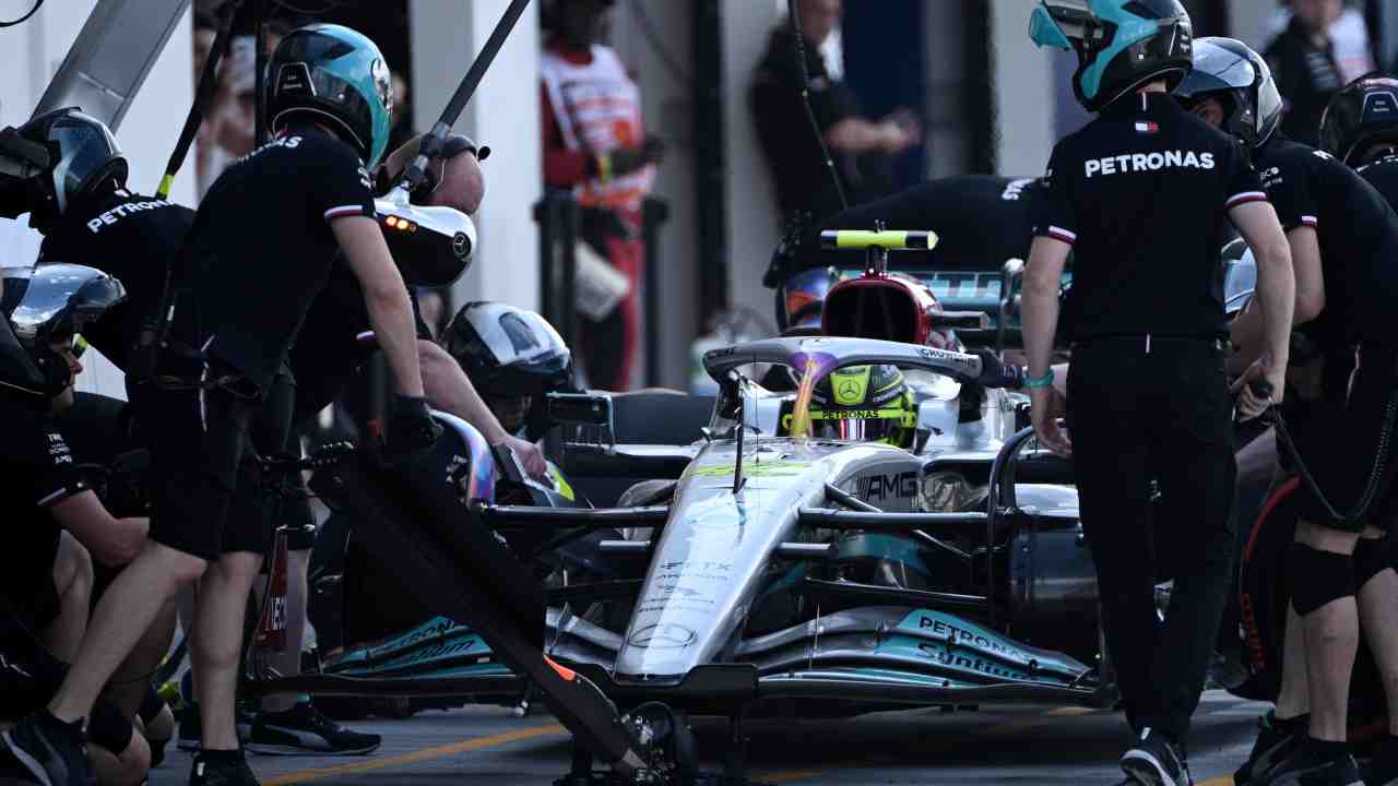 pit stop Mercedes