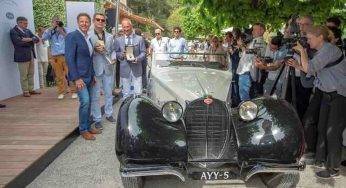 Concorso d’Eleganza Villa d’Este: Bugatti 57S premiata all’evento per Auto Storiche